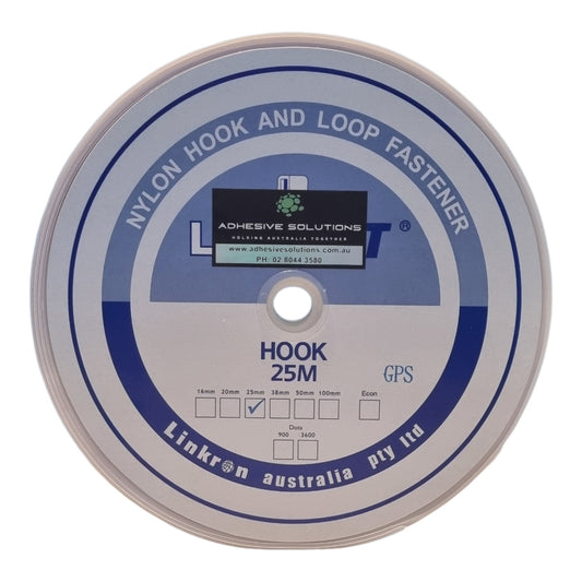 25m Hook & Loop Velcro Adhesive Backed